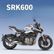 QJMOTOR Motorcycle Sticker, SRK600 Motorcycle Shell Racing Print Decoration Sticker, Waterproof Scra