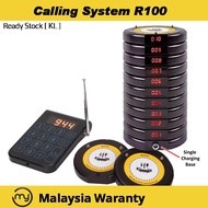 Queue Restaurant Paging Calling System Round Buzzer 10 20 Pager