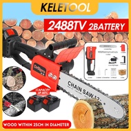 12 inches wireless cordless chainsaw Mini Chain Saw Wood Cutter Rechargeable Electric Secateurs Tree