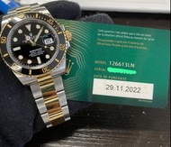 新淨二手/ Preowned ROLEX 勞力士 126613ln-0002 Submariner Date