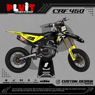 Decal CRF 450 hrv Terbaru Full Body Decal CRF 450 HRV Full Body Keren Stiker CRF 450 Full Body
