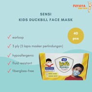 Original SENSI Kids Duckbill Face Mask 1 BOX / Masker Anak Motif /