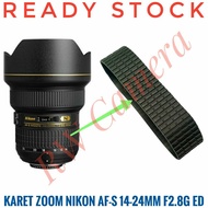 Nikon 14-24mm F2.8 G ED Nano N Rubber Nikkor AFS 14-24 mm F2.8G Nano Lens Zoom Rubber