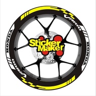 Conan Cutting Sticker– Aksesoris Motor Stiker Velg Vario 014  – Conan Design Sticker