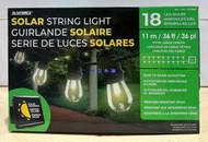 美兒小舖COSTCO好市多代購～Sunforce 36呎 LED 太陽能燈串(1盒裝)