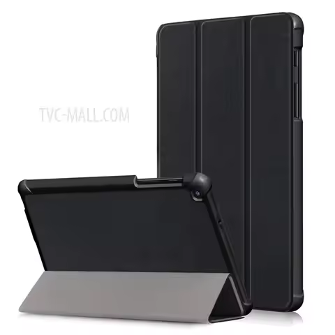 PU Leather Protection Cover Case with Tri-fold Stand for Samsung Galaxy Tab A 8.0 (2019) with S Pen 