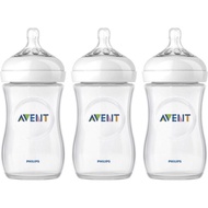 Avent Natural Bottle 9oz (plain/ clearcolour)