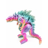 godzilla x kong the new empire toys godzilla godzilla toys 3d Printing Muscle Gosla Joint Movable