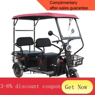 YQ18 Electric Tricycle Bike Shed Fully Enclosed Canopy Small Bus Electric Car Awning Elderly Tricycle Hood Transparent