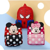 Mickey minnie spiderman 6096/1118 children's backpack
