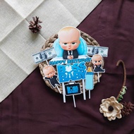 Baby Boss themed birthday cake topper Baby Boss/