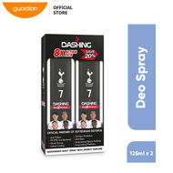 Dashing Sport 7 Deodorant Spray 125Ml X2