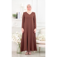 Jubah Muslimah Viral Long Dress Moden Tak Jarang dress women labuh kain cey 202256 (38-50)