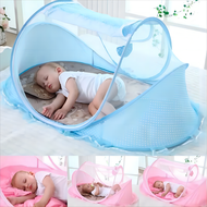 0-3Years แบบโพลีสแบบพกพาพับได้เตียงสนามมุ้งกันยุงเด็กสำหรับการนอนหลับเด็กแรกเกิดเต็นท์เด็กตาข่าย
