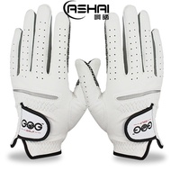 Genuine Leather Golf Gloves Men's Left Right Hand Soft Breathable Pure Sheepskin Golf Gloves Golf ac