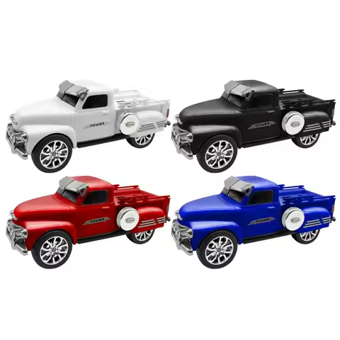 EONKO WS-558BT Car Shape Pickup Truck Bluetooth Speaker with TF USB FM AUX Handsfree LED Light
