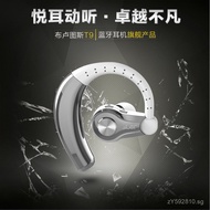 New ear-mounted business single-ear private model Bluetooth headset T9Wireless Cross-Border Black Te