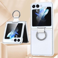 ốp lưng cho Samsung Z Flip 5, Z Flip 4 , Z Flip 3 trong suốt có vòng treo ( không ố vàng ) chính hãn