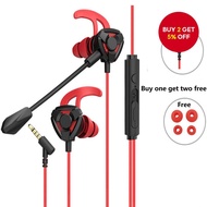 G21 Esports Earbuds with Detachable Microphone for PUBG Mobile (Includes 2 Silicone Earcaps)