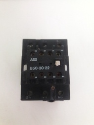 ABB, B63-30-11 380V + B50-30-22 Contactor + Auxilary atas