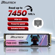 Murah Reletech P400EVO PCIe4.0x4 SSD 1TB 2TB SSD M2 NVMe M.2 2280 Internal Solid State Drive Hard Di