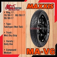 Maxxis MA V6 Ring 17 Tubetype - Ban Maxxis Motor Bebek Non Tubles