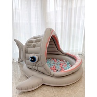 ST&amp;💘Caokit KeeiyOcean Ball Pool Inflatable Castle Child Baby Swimming Pool Fence Indoor Wave Pool Home Baby Toy Shark TX