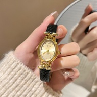 Ieke Medieval Watch Female Niche Light Luxury Fashion High-End Small Leather Strap Temperament Retro