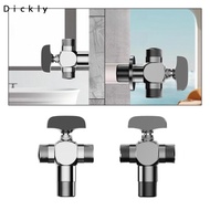 [Dickly] Diverter Valve T Adapter with Shut-off Valve for Bidet for Washing Machines Multifunctional