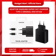 Original Samsung Super Fast Charger Type C 45W Black Adapter