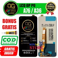LCD TOUCHSCREEN OPPO A76 LCD OPPO A36 FULLSET ORIGINAL OG SUPER FREE GLUE