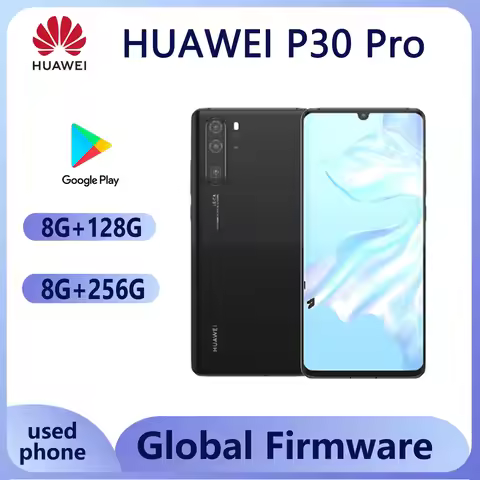 Huawei P30 Pro Smartphone Android phone Black 8G 256G 128G 6.47 inch display 40MP Camera celular ful
