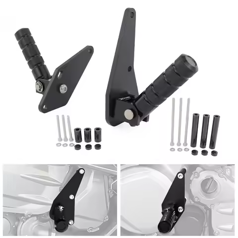 For Yamaha FJR 1300 (A, AE, ES) 2003-2024 Motorcycle Adjustable Highway Peg Mounts Rider Adjustable 
