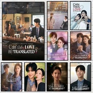 Can This Love Be Translated Kdrama Movie Sticky Posters Retro Kraft Paper Sticker DIY Room Bar Cafe 