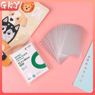 GKY 50pcs/set Korea Card Sleeves Clear Acid free-No CPP Holographic Protector Film Album Binder GKY