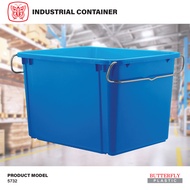 Plastic Stackable Industrial Storage Crate With Handle (L690mm X W498mm X H415mm) Plastic Storage Cr