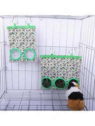 兔子飼料干草袋,適用於小型動物、豚鼠、倉鼠、荷蘭豬等,寵物用品