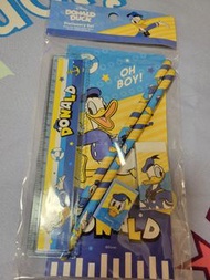 ‼️有2套‼️全新 唐老鴨 Donald Duck 1 set 5件 文具套裝