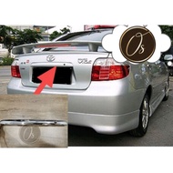 Toyota Vios Ncp42 2003 - 2007 REAR BONNET BOOT BONET GARNISH CHROME Rear Chrome Bar Moulding car Acc