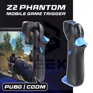 (1pcs)Z2 Phantom Mobile Game Controller Gaming Trigger Joystick Aim & Fire Trigger Keys PUBG/Call of