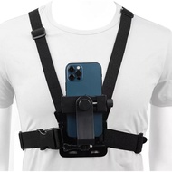 Chest Mobile Phone Body Strap Holder Adjustable Phone Chest Mount