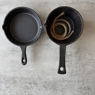 耐用乾燒鑄鐵盆 鑄鐵小鍋 可燒鼠尾草 聖木 碳餅 樹脂 薰香爐