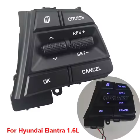 Button Switches For Hyundai Elantra1.6L 2016 2017 2018 Cruise Control Multifunction Steering Wheel C