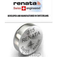 Renata 315 SR716SW Button Cell - Swiss Made Battery