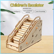 GoodGrid New Style Electric Elevator Science Small Production Automatic Elevator Toy Transmission wi