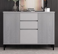 全國包送裝北歐簡約餐邊櫃儲物櫃多功能廚房碗櫃微波爐櫃客廳茶水