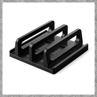 (L A T Z) Adjustable Vertical 4 in 1 Dual-Slot Laptop Stand for Tablet Phone E-Book Anti Slip Deskto