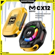 Phone Cooler MEMO CX12 Gaming Mute Dissipate Fan Cooling Radiator Magnetic/Back Clip 2 in 1 RGB Ligh