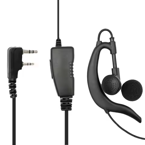 G Shape Security Earphone with Coil Cable, Walkie Talkie, Headset for Retevis, Kenwood, PUXING BF, U