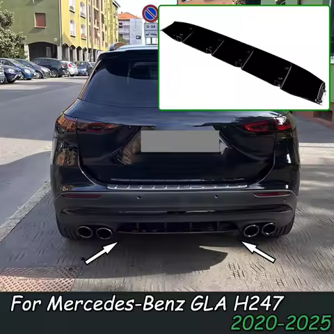 The Central Rear Separator Diffuser Tuned For Mercedes-Benz GLA H247 GLA180 GLA200 GLA220 GLA35 GLA4